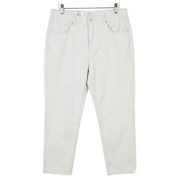 Cotton On Mom Jeans Soft Taupe High Waisted - Size 12 - Picture 1 of 9